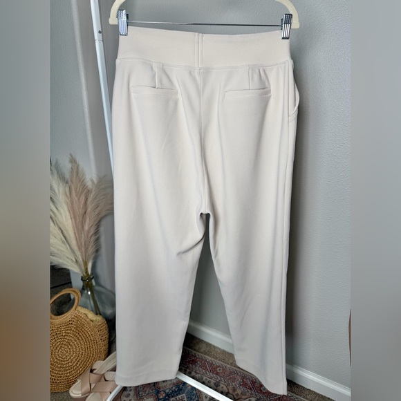Zenana- High-Rise Wide-Leg Women’s Pants in Cream - Picture 10 of 11